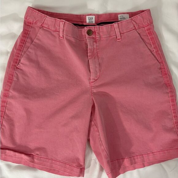 GAP Girlfriend Chino Pink Shorts - Picture 1 of 5